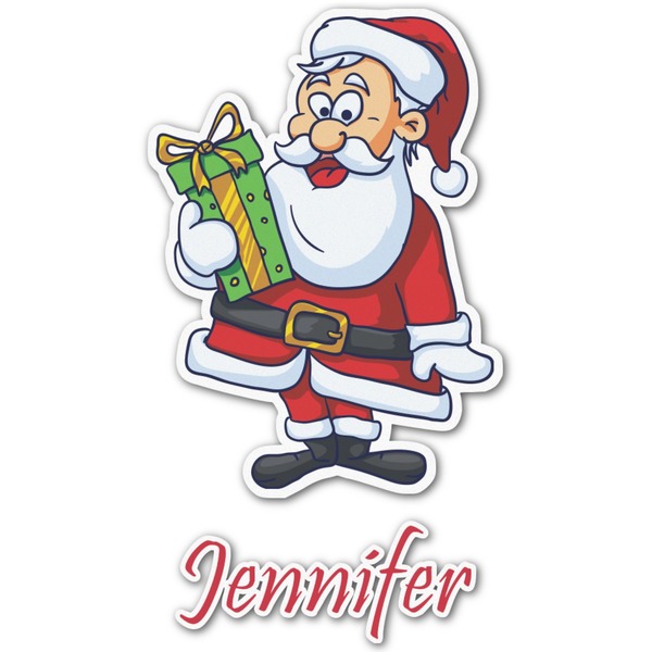 Custom Santa and Presents Graphic Decal - Custom Sizes (Personalized)