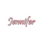 Santa and Presents Name/Text Decal - Custom Sizes (Personalized)