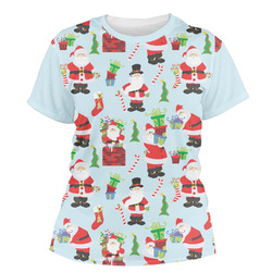 Santa and Presents Women's Crew T-Shirt - Small