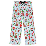 Santa and Presents Womens Pajama Pants - XS