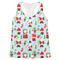 Santa and Presents Womens Racerback Tank Top - 2X Large