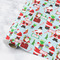 Santas w/ Presents Wrapping Paper Rolls- Main