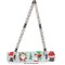 Santas w/ Presents Yoga Mat Strap With Full Yoga Mat Design