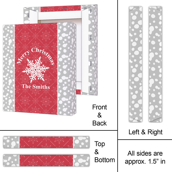 Snowflakes 11x14 - Canvas Print - Approval