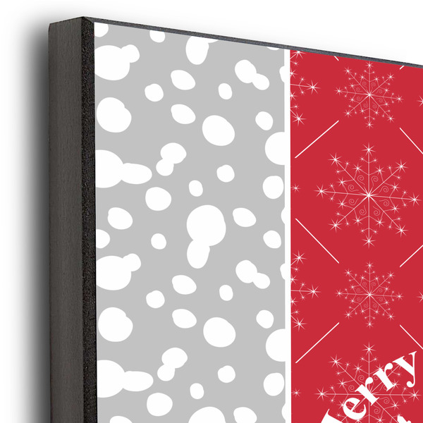 Snowflakes 11x14 Wood Print - Closeup