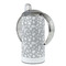 Snowflakes 12 oz Stainless Steel Sippy Cups - FULL (back angle)
