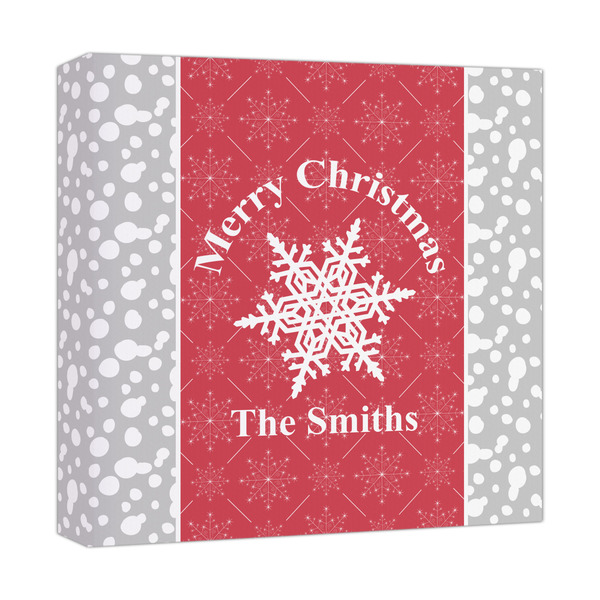 Custom Snowflakes Canvas Print - 12x12 (Personalized)