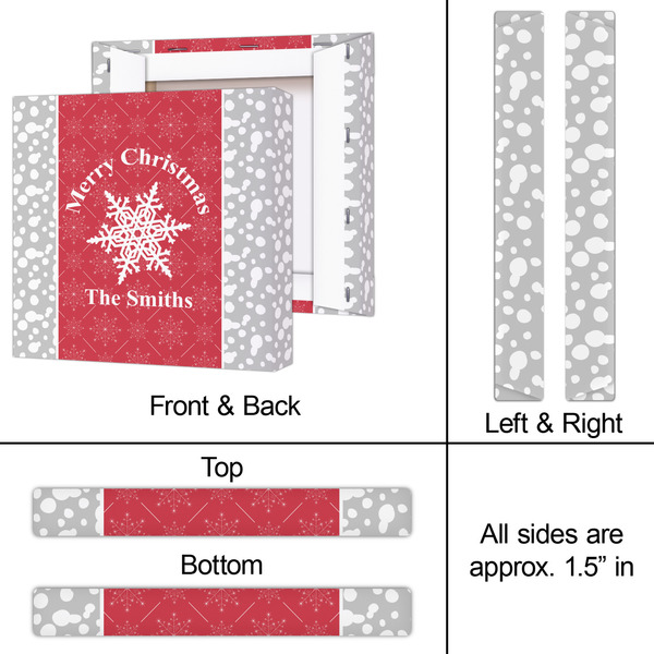 Snowflakes 12x12 - Canvas Print - Approval