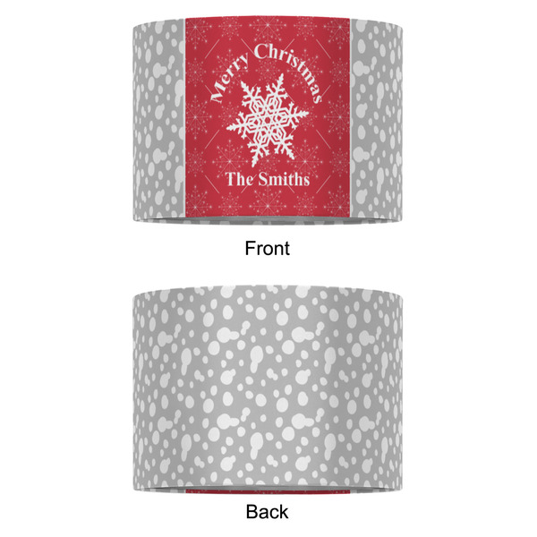 Snowflakes 16" Drum Lampshade - APPROVAL (Fabric)