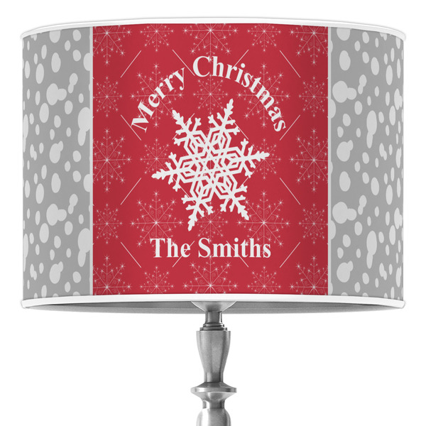 Custom Snowflakes Drum Lamp Shade (Personalized)