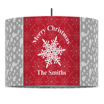 Snowflakes Drum Pendant Lamp (Personalized)