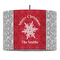 Snowflakes Drum Pendant Lamp (Personalized)