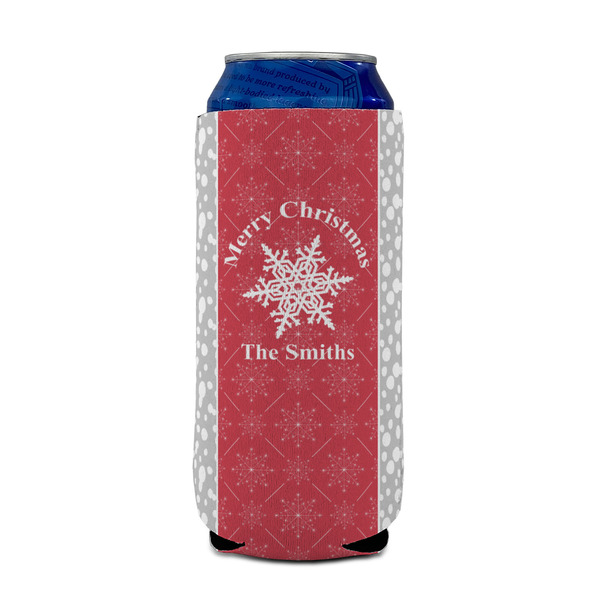 Snowflakes 16oz Can Sleeve - FRONT (on can)