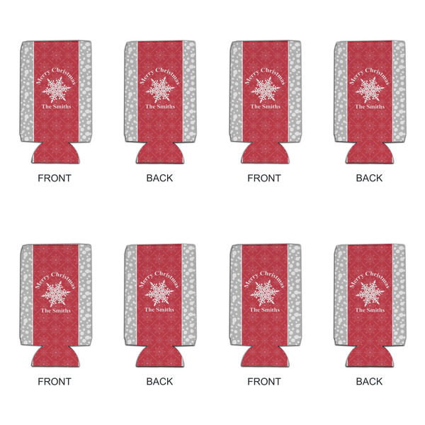 Snowflakes 16oz Can Sleeve - Set of 4 - APPROVAL