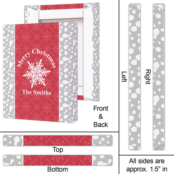 Snowflakes 16x20 - Canvas Print - Approval