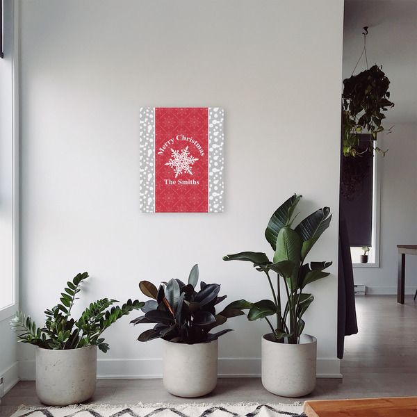 Snowflakes 16x20 - Canvas Print - In Context