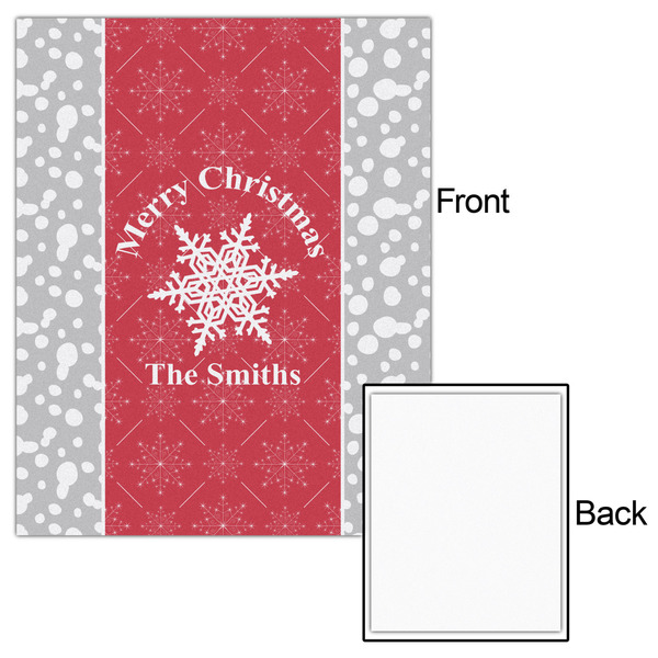 Snowflakes 16x20 - Matte Poster - Front & Back