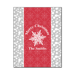 Snowflakes Wood Print - 16x20 (Personalized)