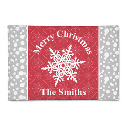 Snowflakes 2' x 3' Indoor Area Rug (Personalized)