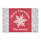 Snowflakes 2'x3' Patio Rug - Front/Main