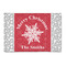 Snowflakes 2' x 3' Patio Rug (Personalized)