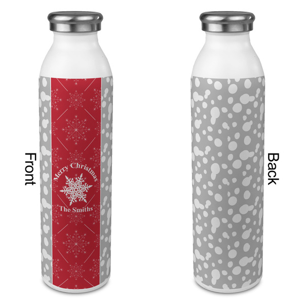 Snowflakes 20oz Water Bottles - Full Print - Approval