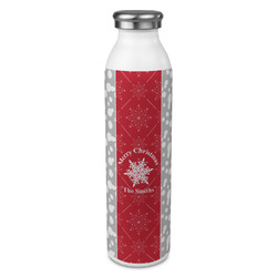 Snowflakes 20oz Stainless Steel Water Bottle - Full Print (Personalized)
