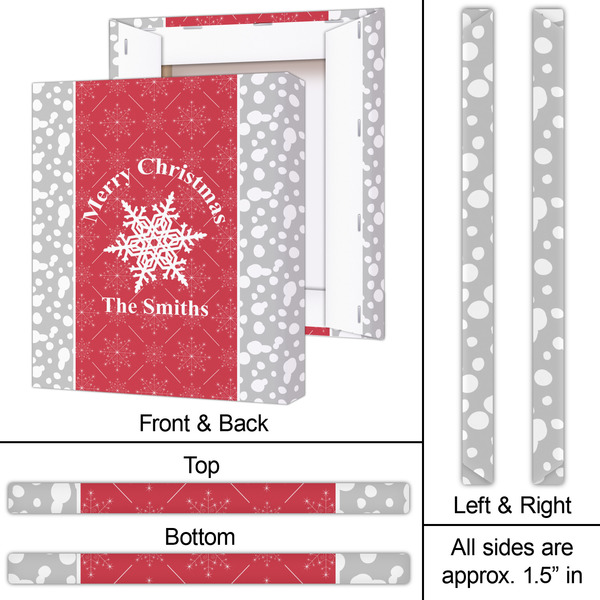 Snowflakes 20x24 - Canvas Print - Approval