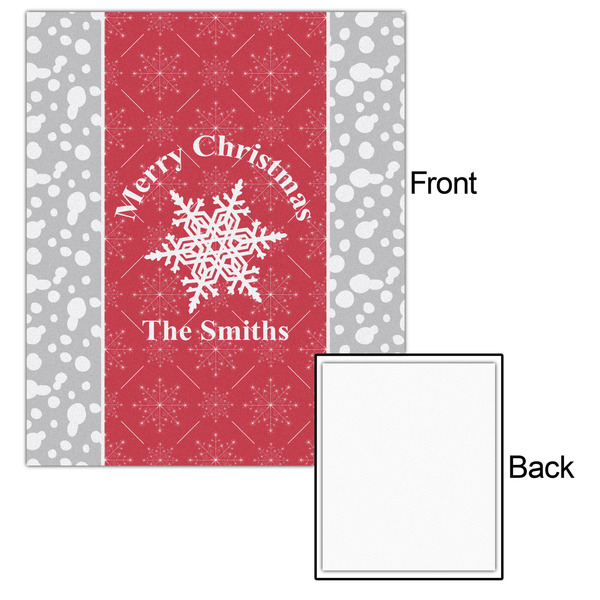 Snowflakes 20x24 - Matte Poster - Front & Back