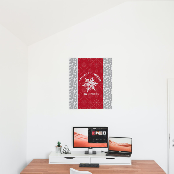 Snowflakes 20x24 - Matte Poster - On the Wall