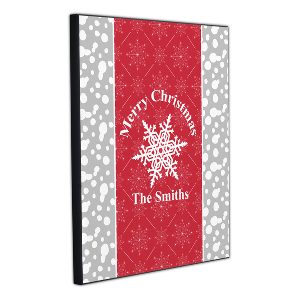 Snowflakes 20x24 Wood Print - Angle View