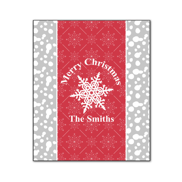 Snowflakes 20x24 Wood Print - Front View