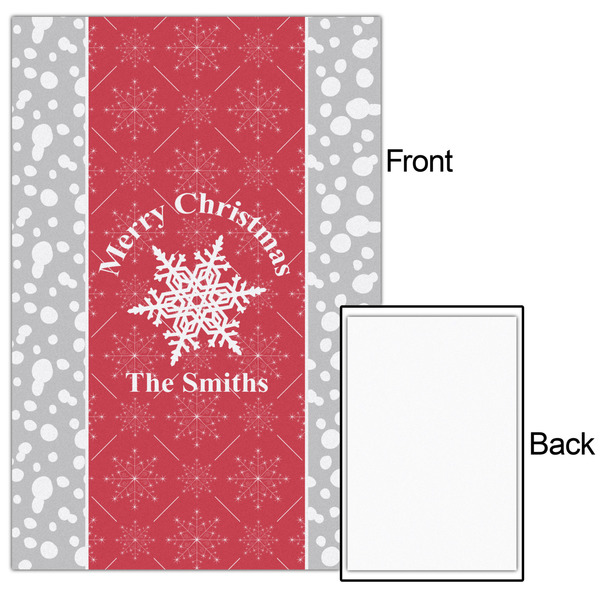 Snowflakes 20x30 - Matte Poster - Front & Back