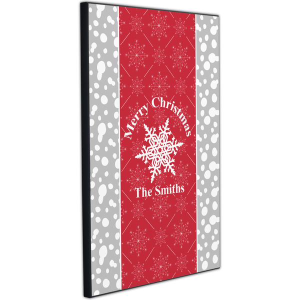 Snowflakes 20x30 Wood Print - Angle View