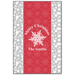 Snowflakes Wood Print - 20x30 (Personalized)