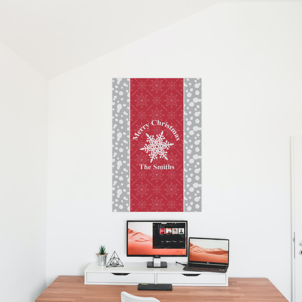 Snowflakes 24x36 - Matte Poster - On the Wall