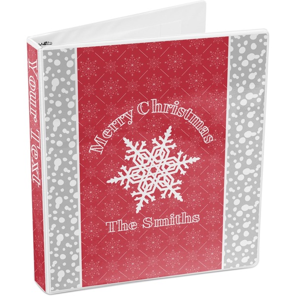 Snowflakes 3-Ring Binder 3/4 - Main