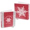 Snowflakes 3-Ring Binder Front and Back