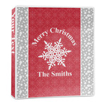 Snowflakes 3-Ring Binder - 1 inch (Personalized)