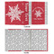 Snowflakes 3 Ring Binders - Full Wrap - 1" - APPROVAL