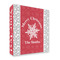 Snowflakes 3 Ring Binder - Full Wrap - 2" (Personalized)