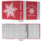 Snowflakes 3 Ring Binders - Full Wrap - 3" - APPROVAL