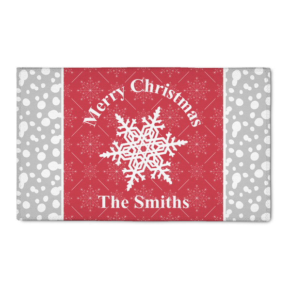 Custom Snowflakes 3' x 5' Indoor Area Rug (Personalized)