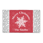Snowflakes 3' x 5' Patio Rug (Personalized)