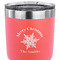 Snowflakes 30 oz Stainless Steel Ringneck Tumbler - Coral - CLOSE UP