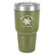 Snowflakes 30 oz Stainless Steel Tumbler - Olive - Single-Sided (Personalized)