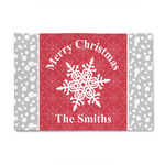 Snowflakes 4' x 6' Indoor Area Rug (Personalized)