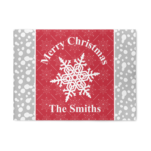 Custom Snowflakes Area Rug (Personalized)