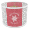 Snowflakes 8" Drum Lampshade - ANGLE Poly-Film