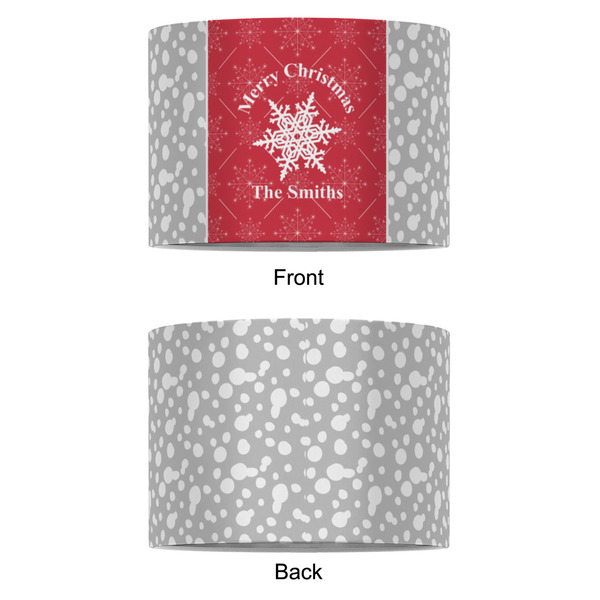 Snowflakes 8" Drum Lampshade - APPROVAL (Fabric)